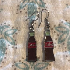 Coke earrings